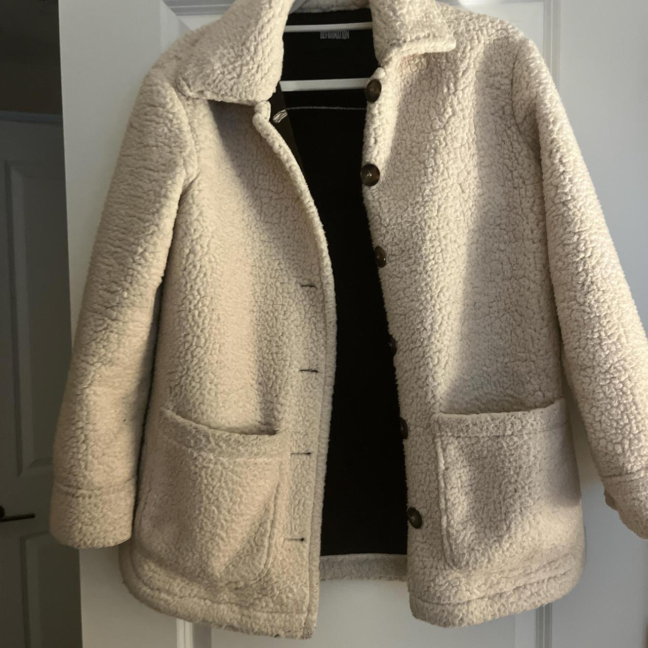 Reformation shearling jacket