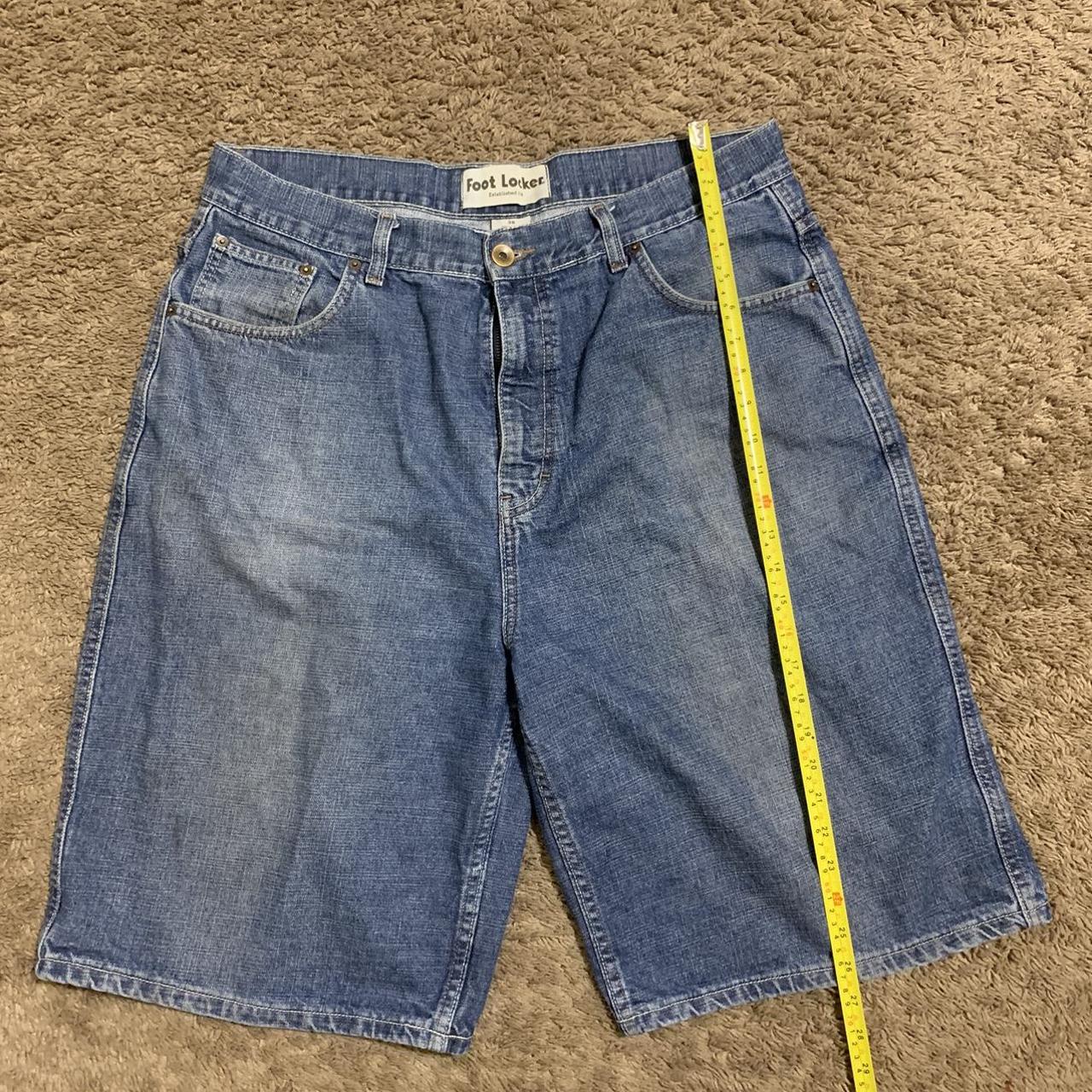 Vintage Jnco Jeans “foot Locker” Shorts 90s Size 38 - Depop