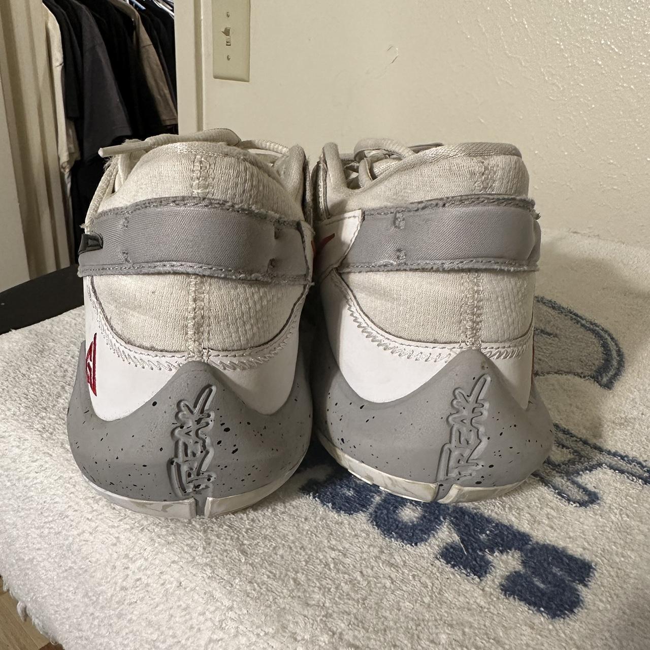 Vintage Nike Zoom Freak 2 “white cement” 2020 size 9.5 - Depop