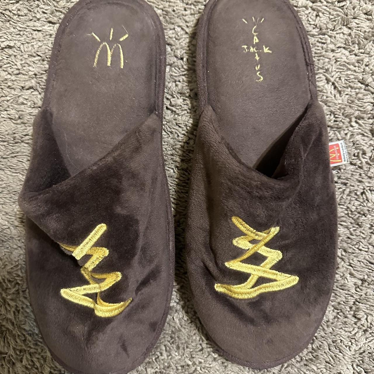 travis scott mcdonald's slippers