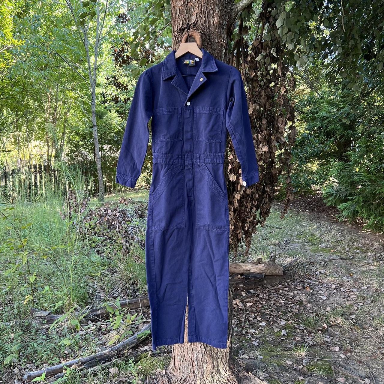 Big Bud Press Navy Blue Everyday Jumpsuit Size - Depop