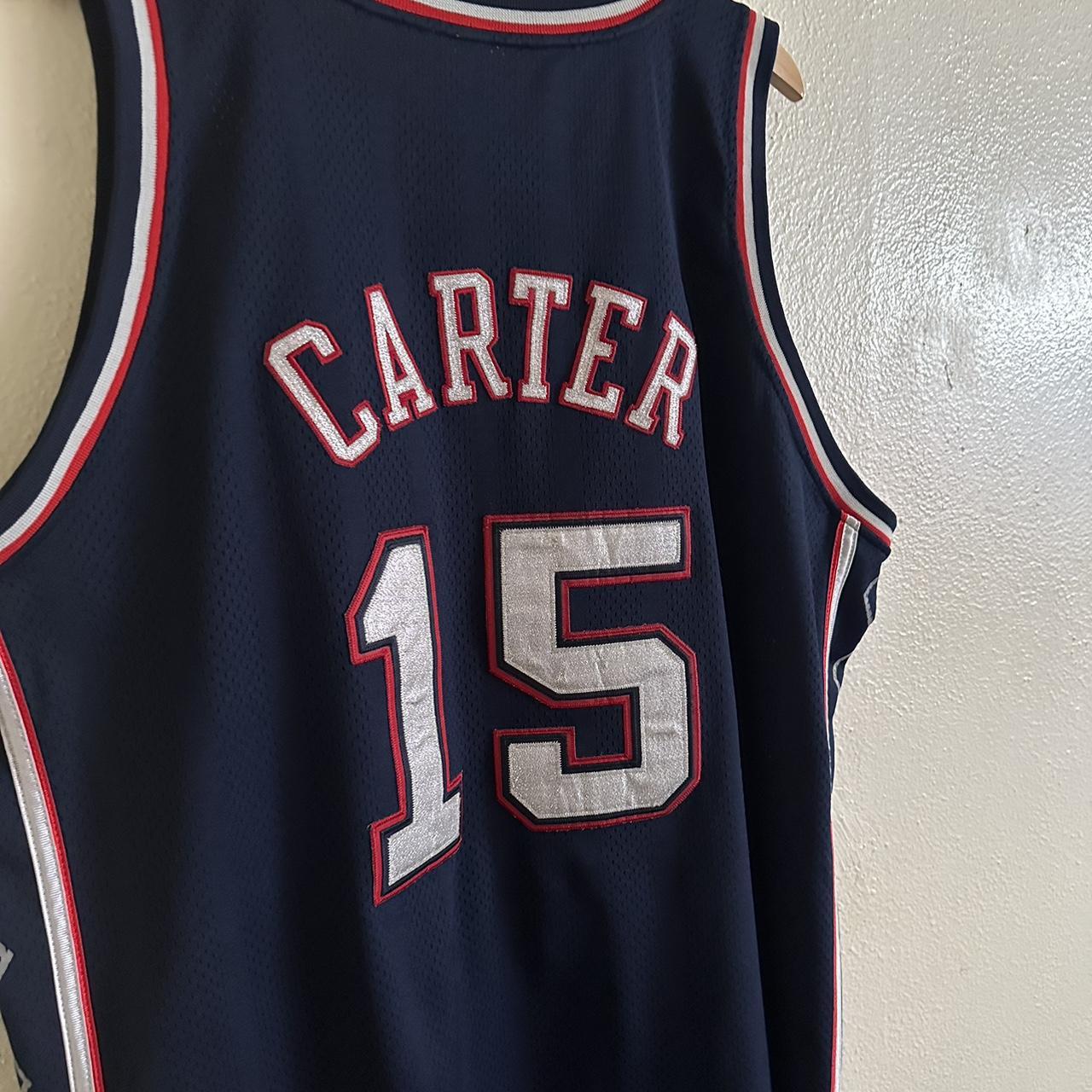 Vince Carter #15 New Jersey basketball jersey Great - Depop