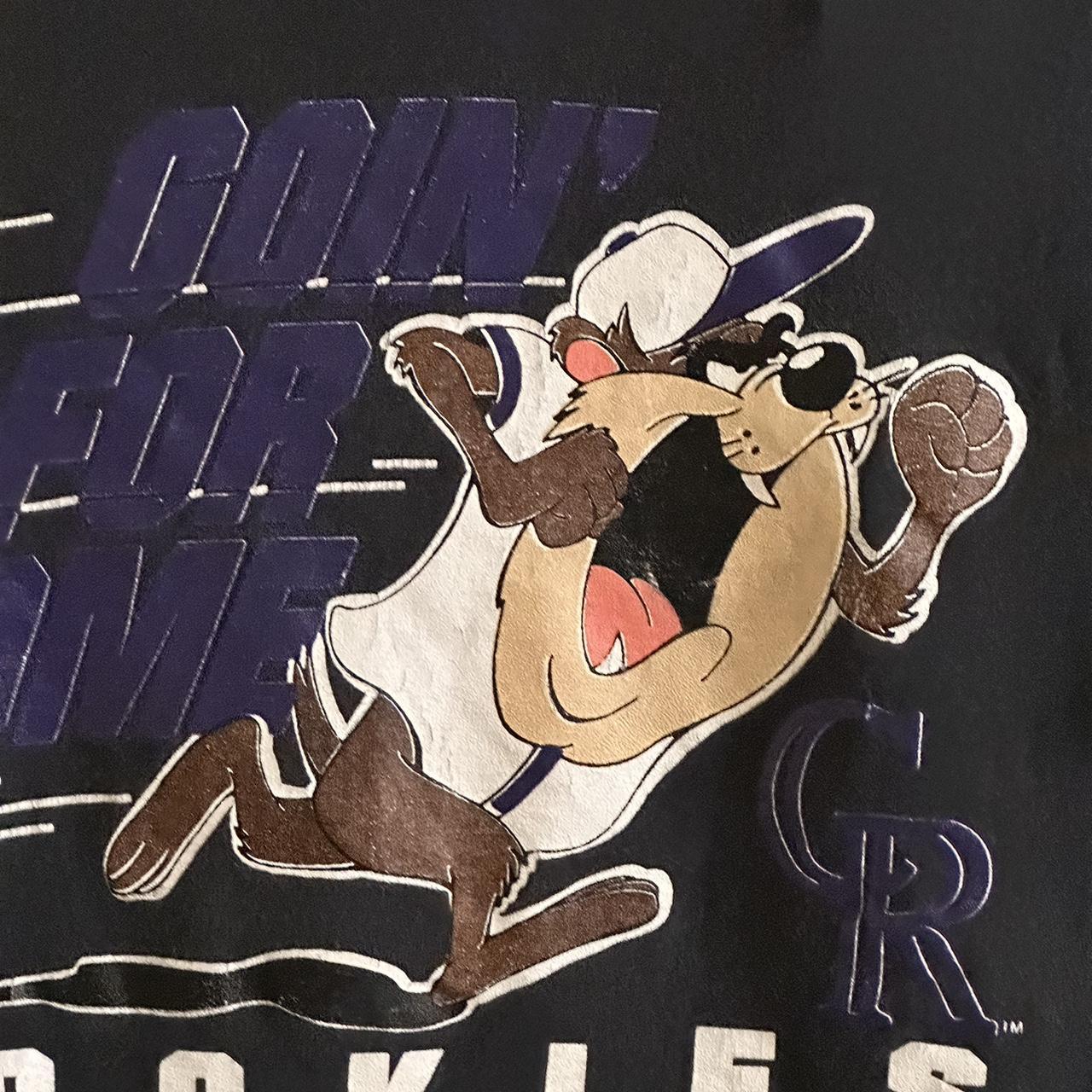 Vintage Looney Toons Colorado Rockies Shirt, MLB Baseball Shirt, Graphic  Shirt