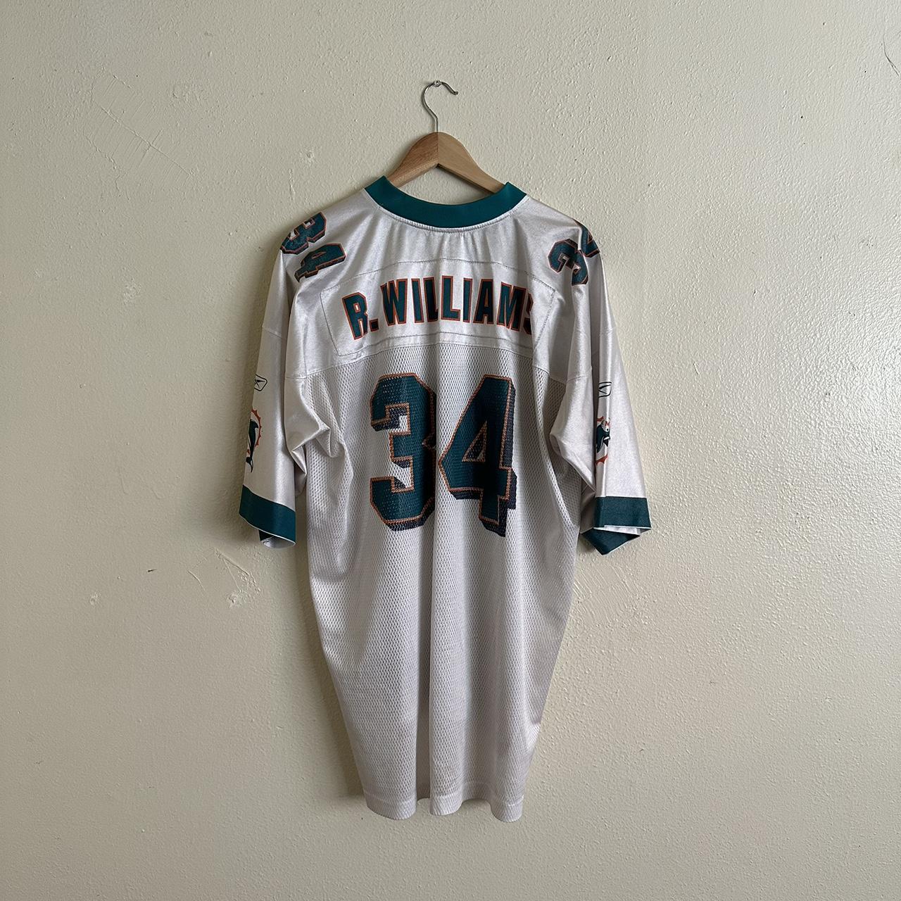 Rickey Williams Miami Dolphins Reebok Jersey A - Depop