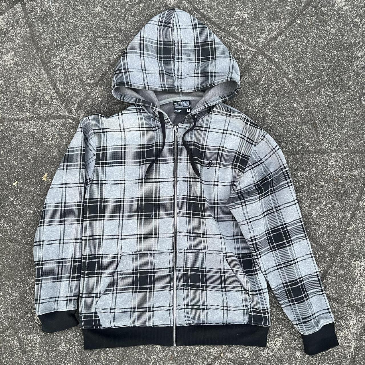 Southpole Men's Black and Grey Hoodie | Depop