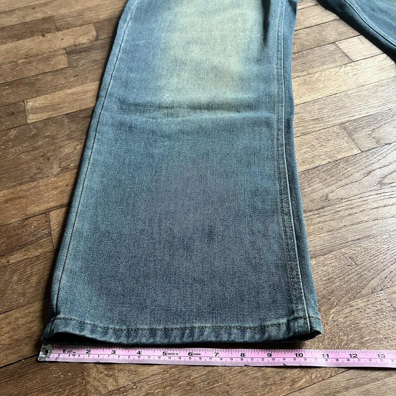 baggy cyber grunge sand wash opium jeans super... - Depop