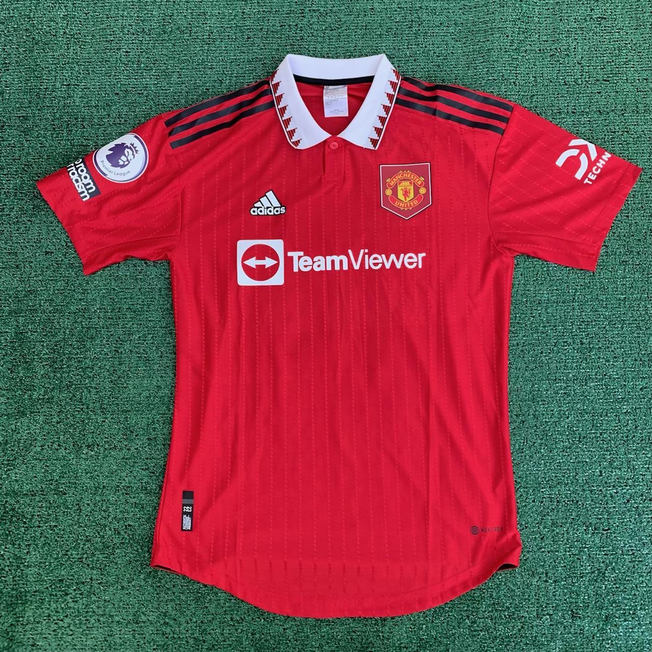 adidas-men-s-red-t-shirt-depop