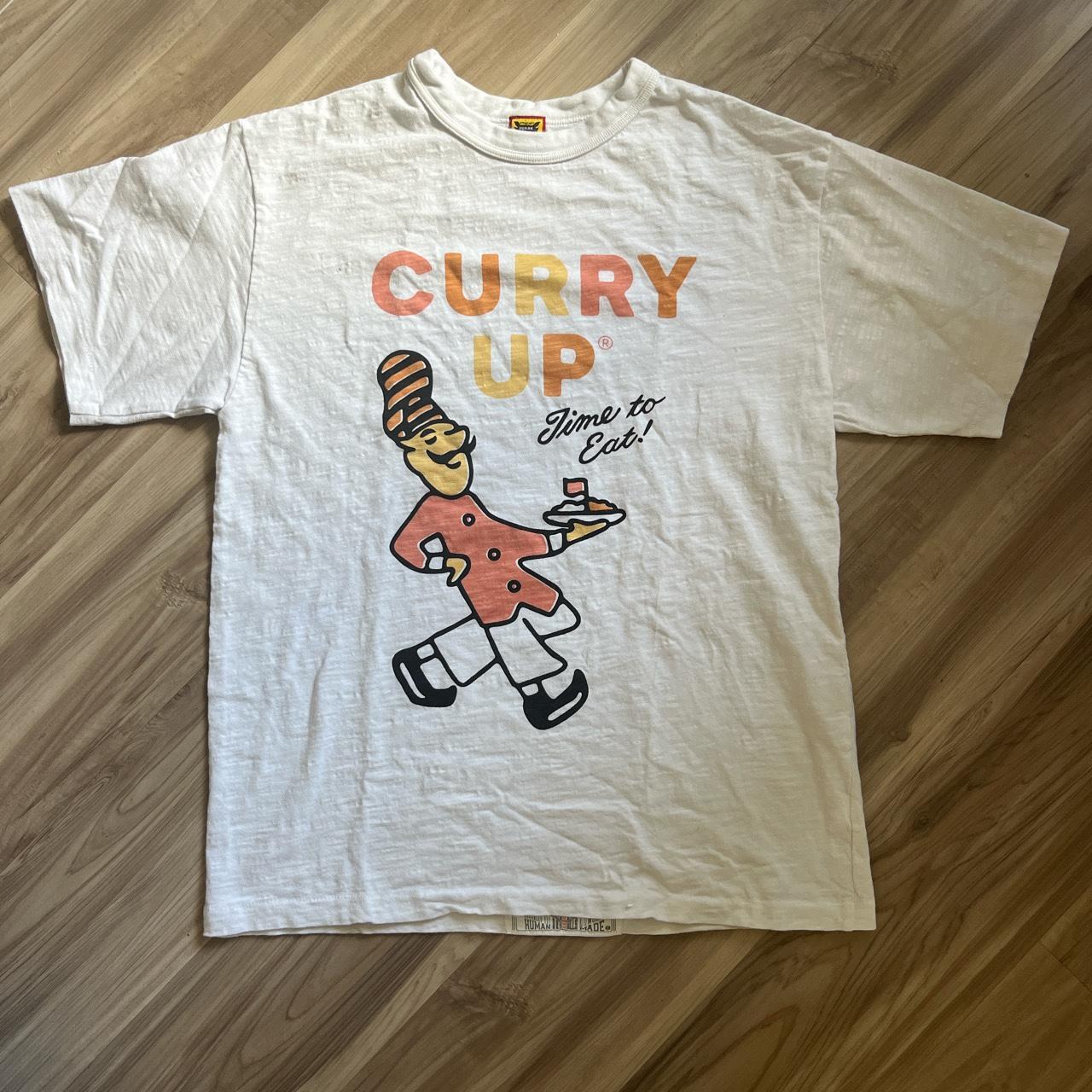 Curry Up Human Made tshirt graphic tee size Medium - Depop