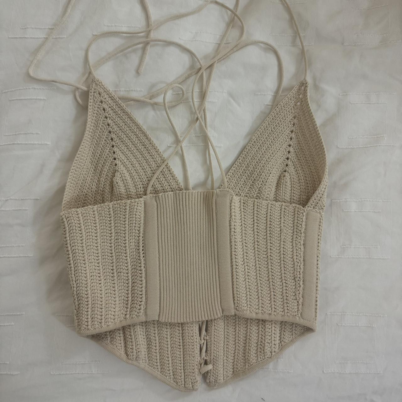 DION LEE, Crochet Tie Corset