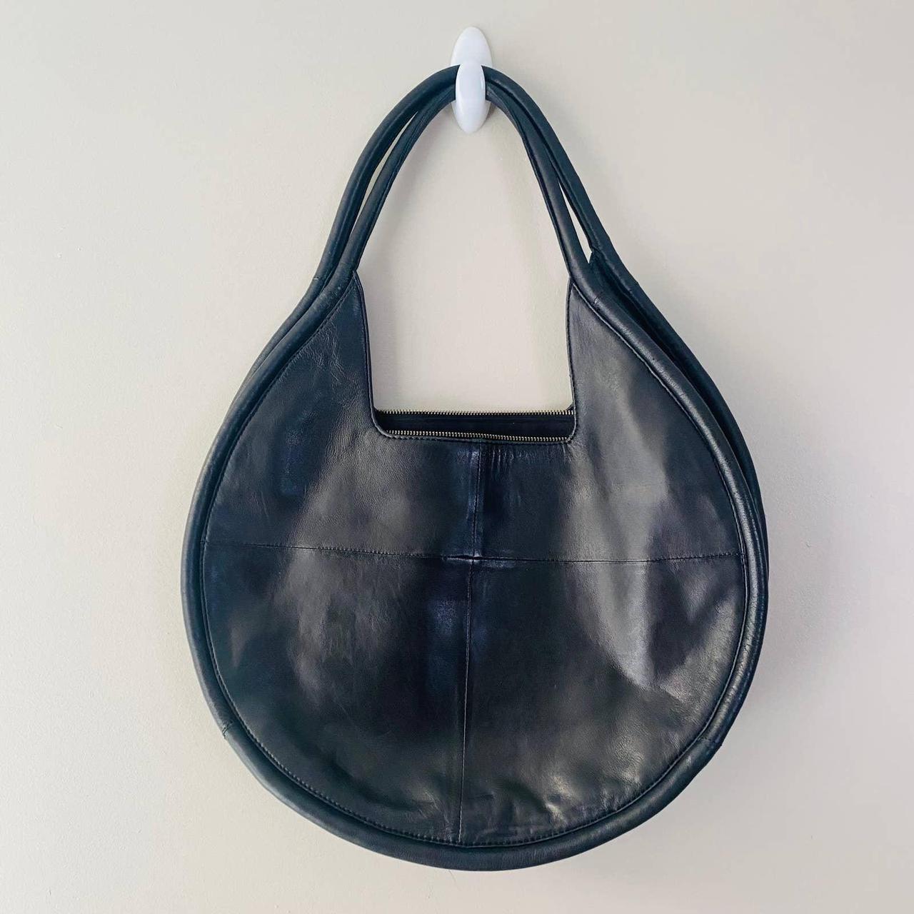 Anthropologie Julien Leather tote Bag in... - Depop