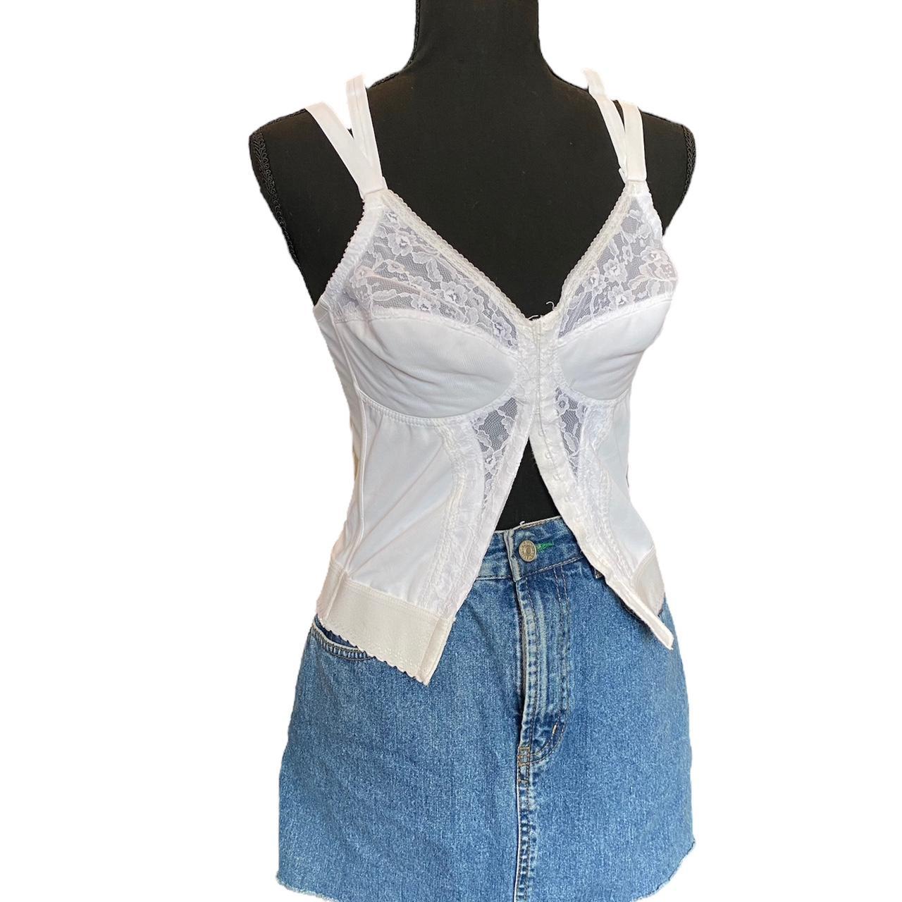 JCPenney Women's White Corset Depop
