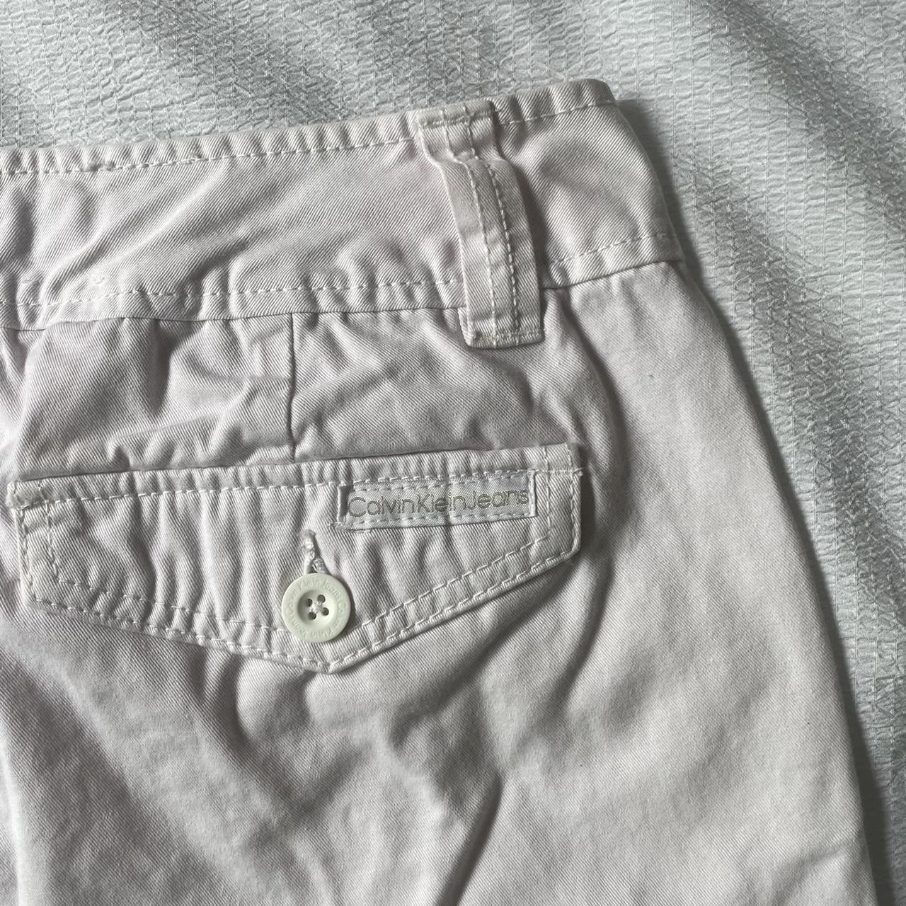 Calvin Klein Women's White Shorts | Depop