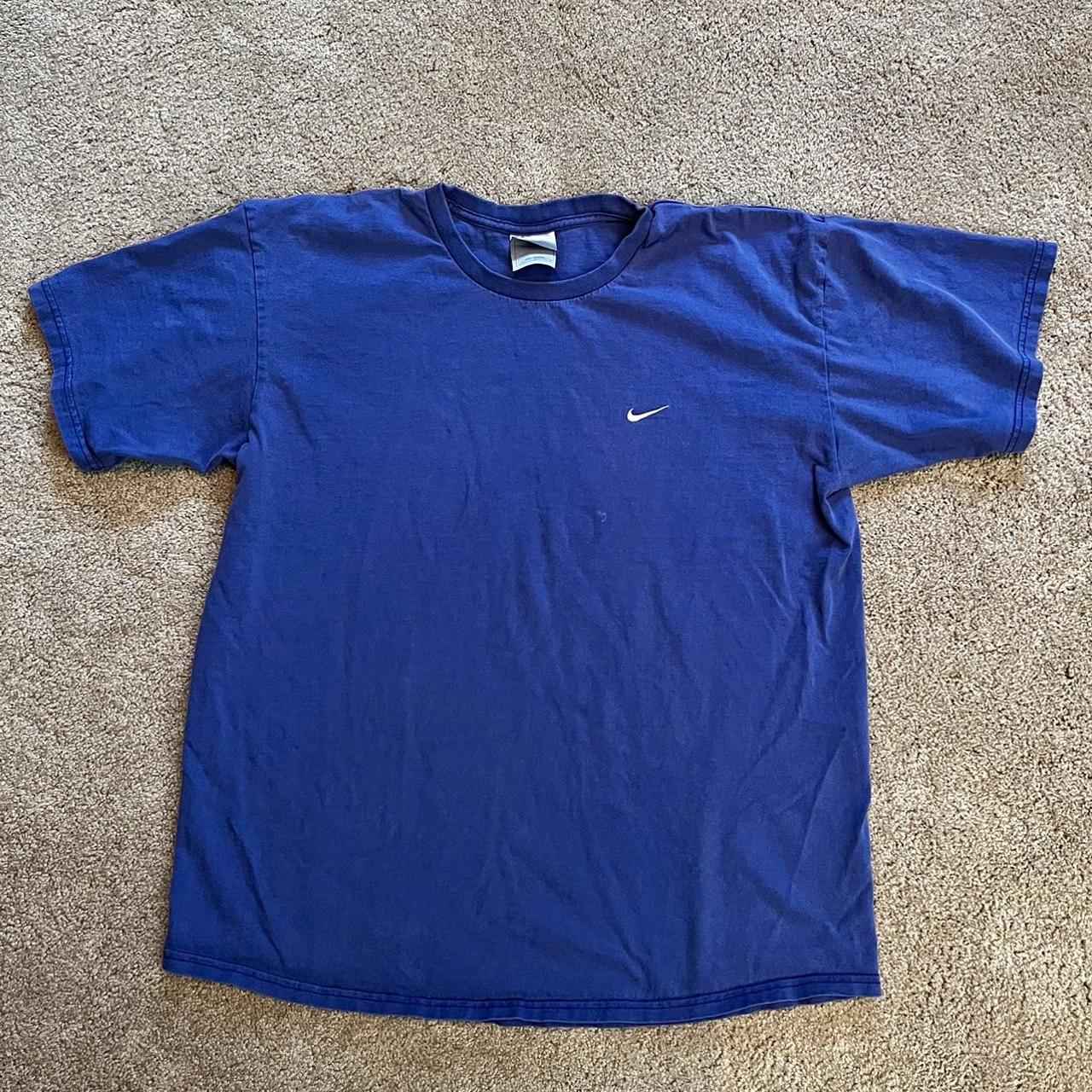 university blue nike t shirt