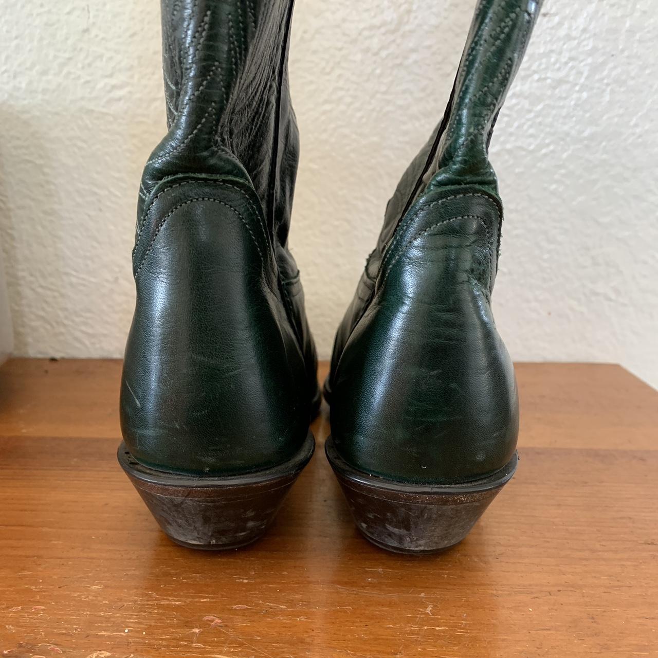 American Vintage Men's Green Boots | Depop