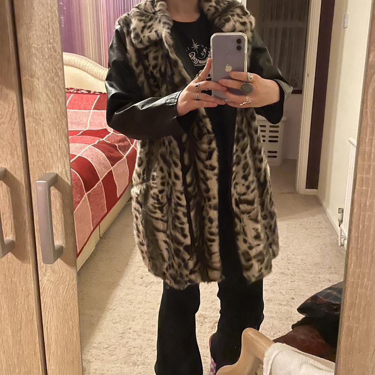 M&s leopard print coat best sale