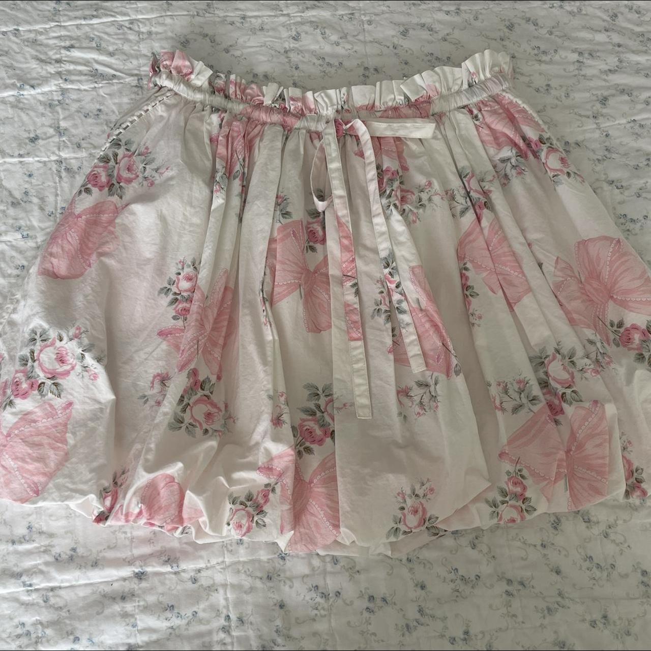 LoveShackFancy Floral Skirt ♡ ♡ ♡ Brand:... - Depop