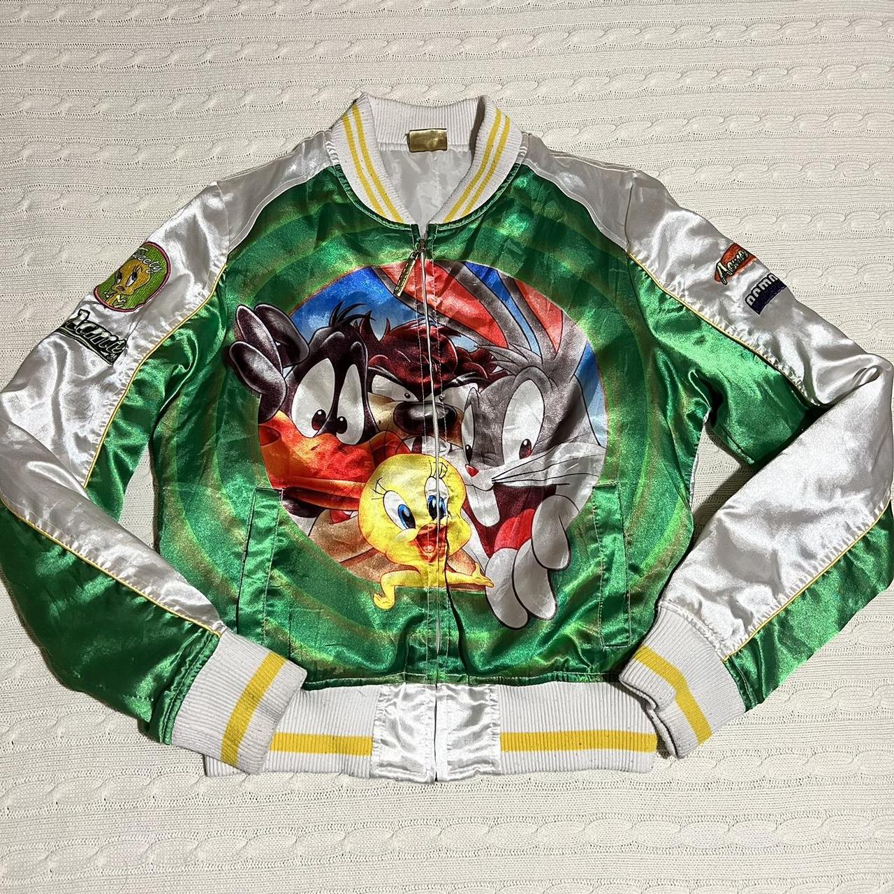 lot 29 looney tunes tweety racing jacket  🤩🧚🏼‍♀️✨💖 (from