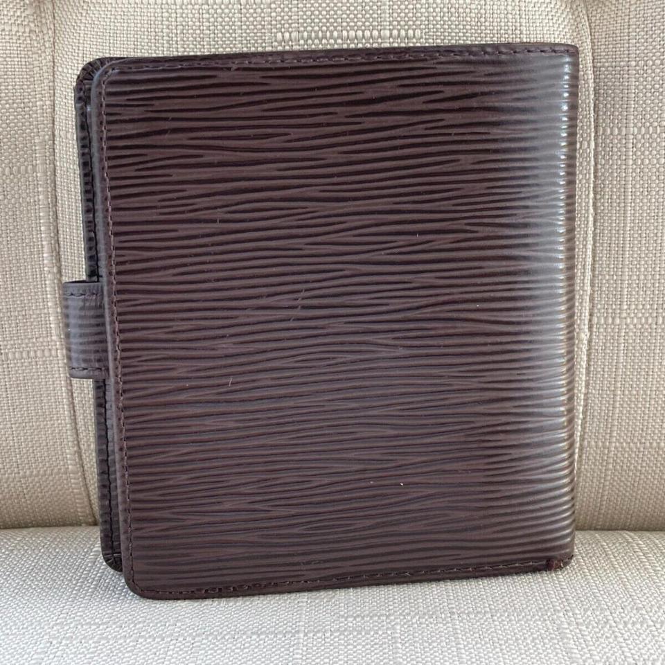 Black Louis Vuitton men's wallet bi fold - Depop