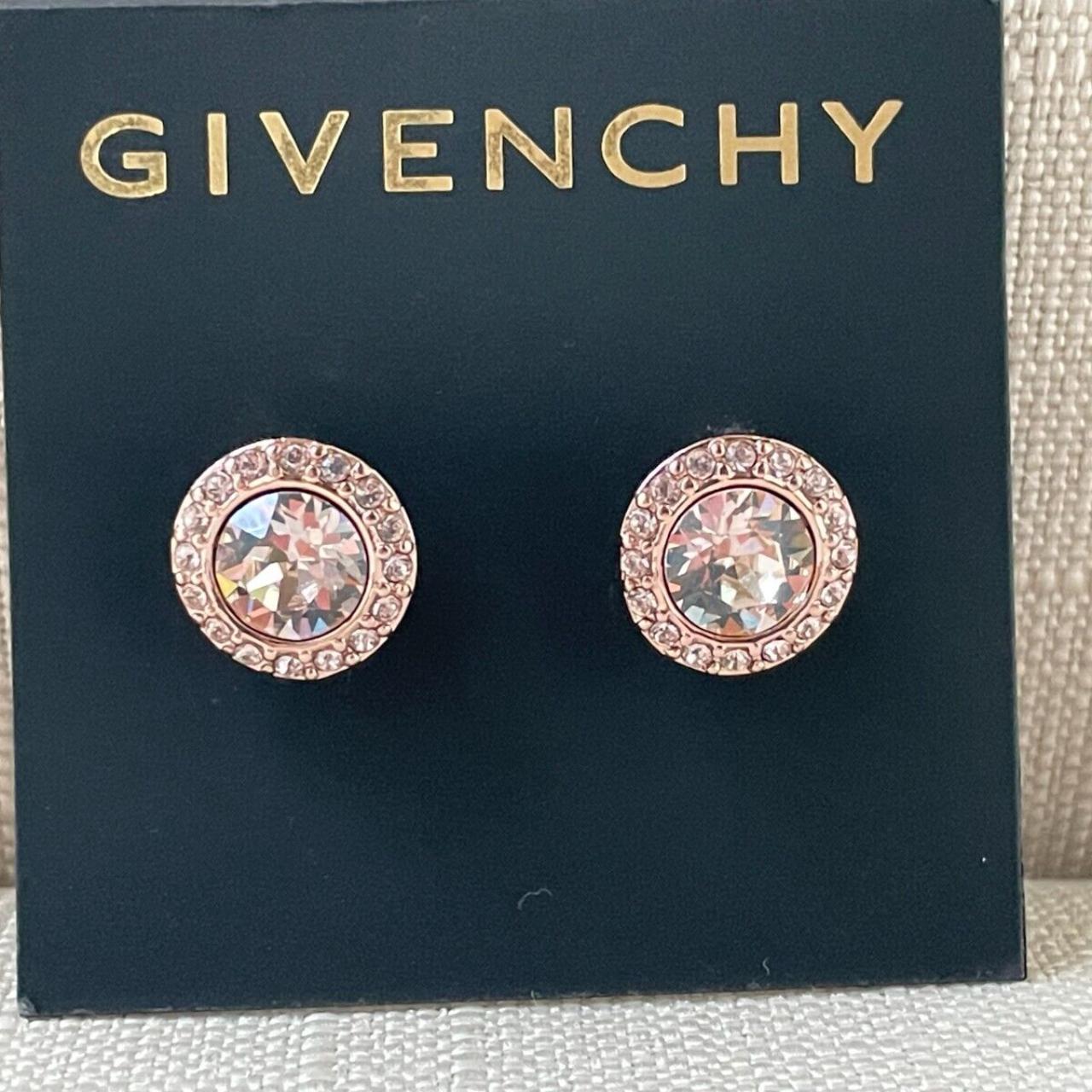 Givenchy Earrings Cubic Zirconia Stud Women Ear Depop