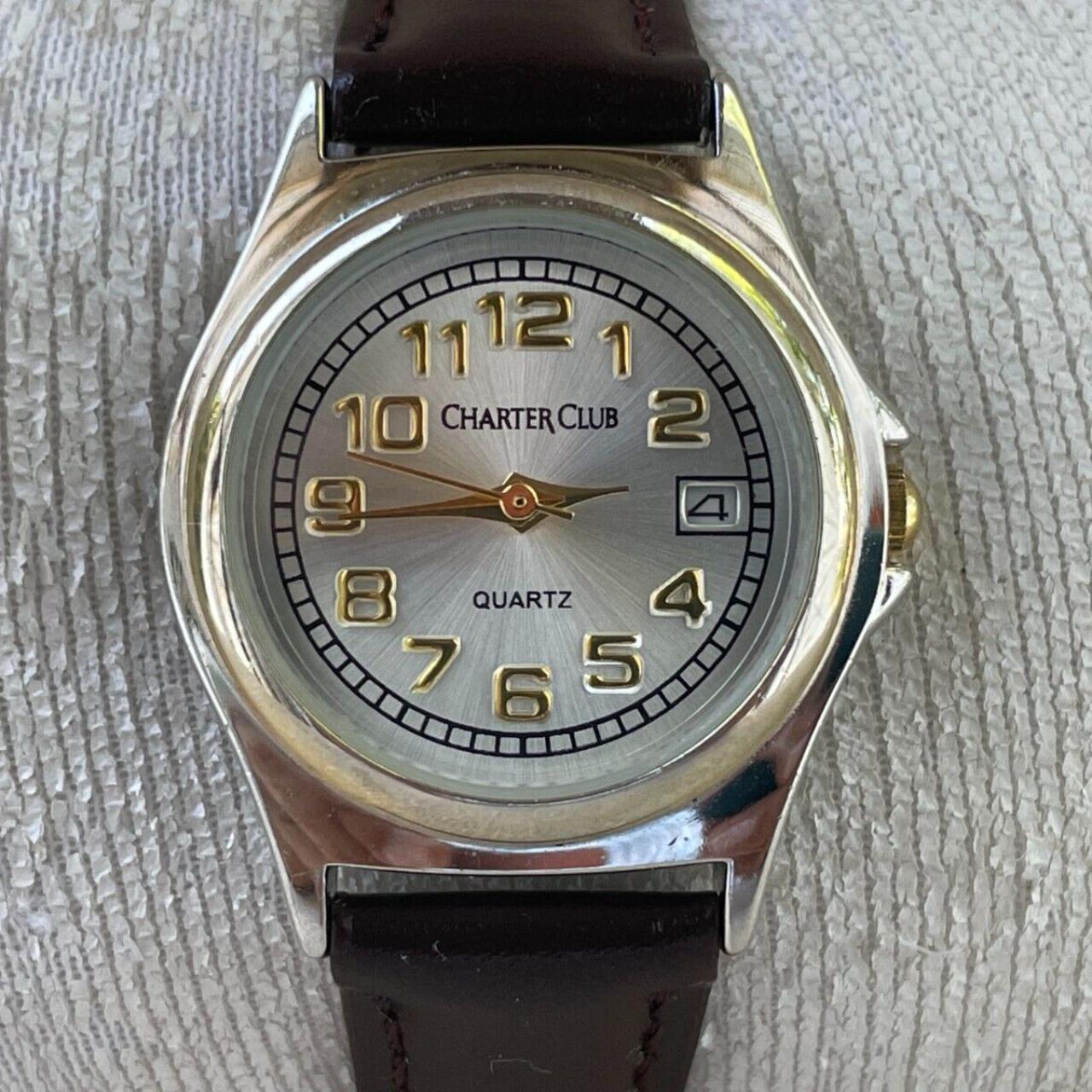 Charter club hotsell quartz watch