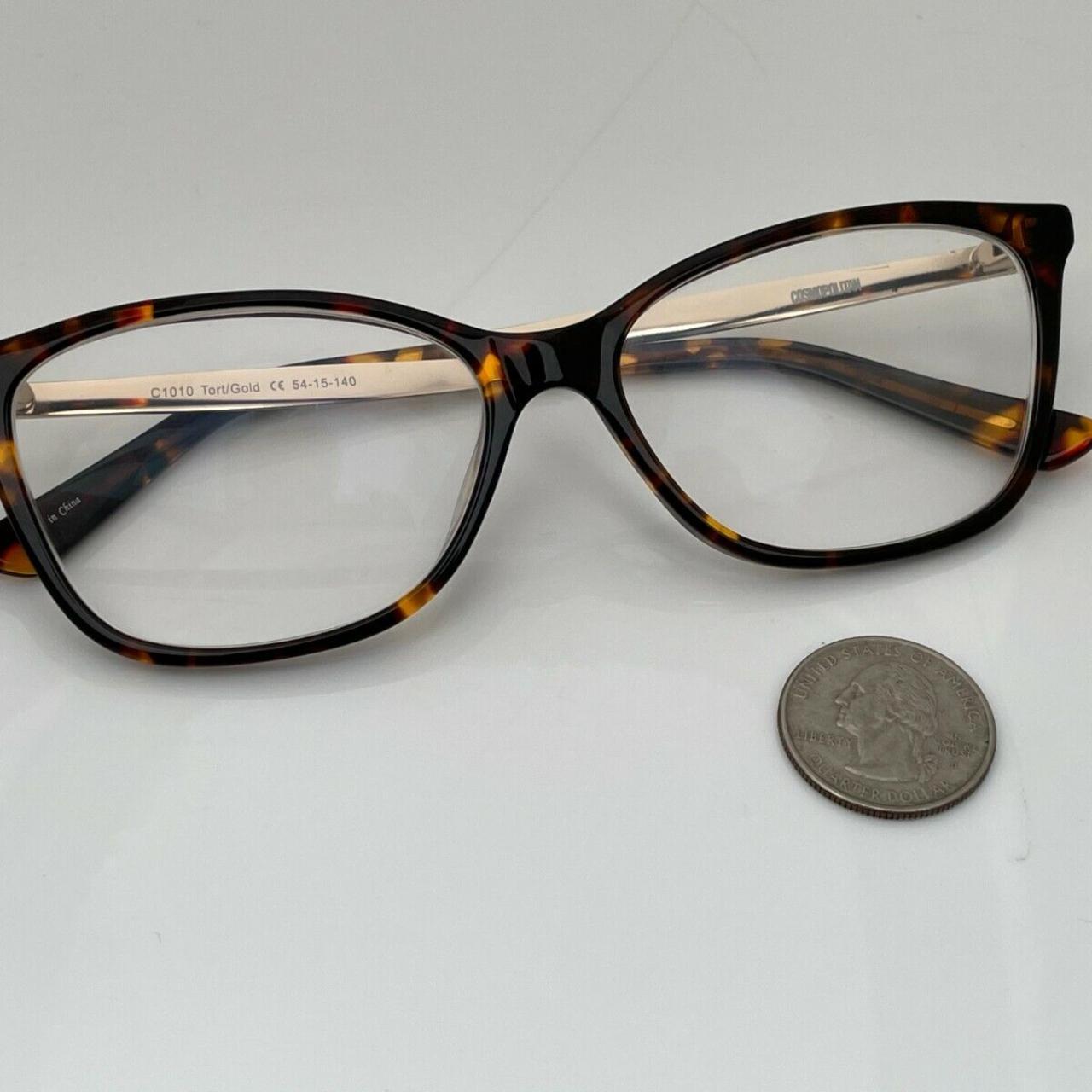 Cosmopolitan Eyeglasses Brown Tortoise/Gold Glasses - Depop