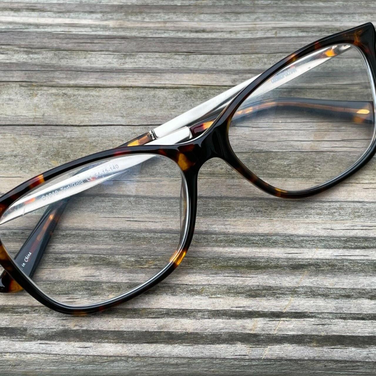 Cosmopolitan Eyeglasses Brown Tortoise/Gold Glasses - Depop
