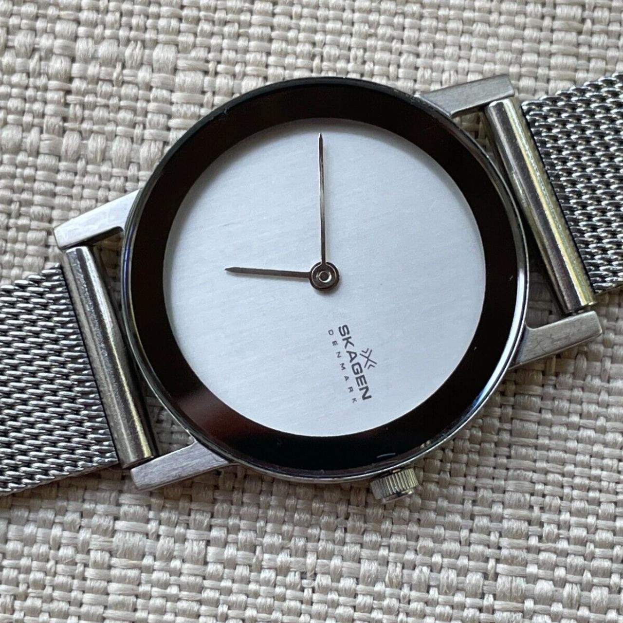 Skagen Denmark Ladies Wristwatch Quartz Silver tone Depop