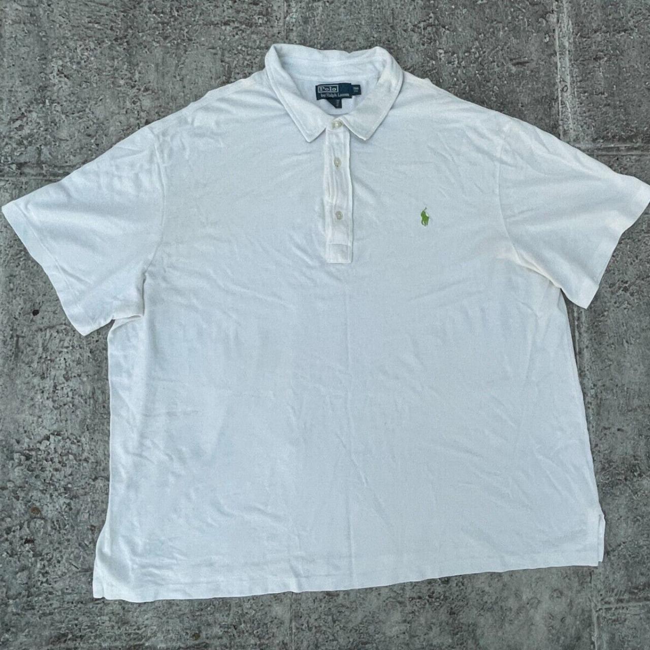 Polo Ralph Lauren Men Polo Tee White Cotton T Shirt - Depop