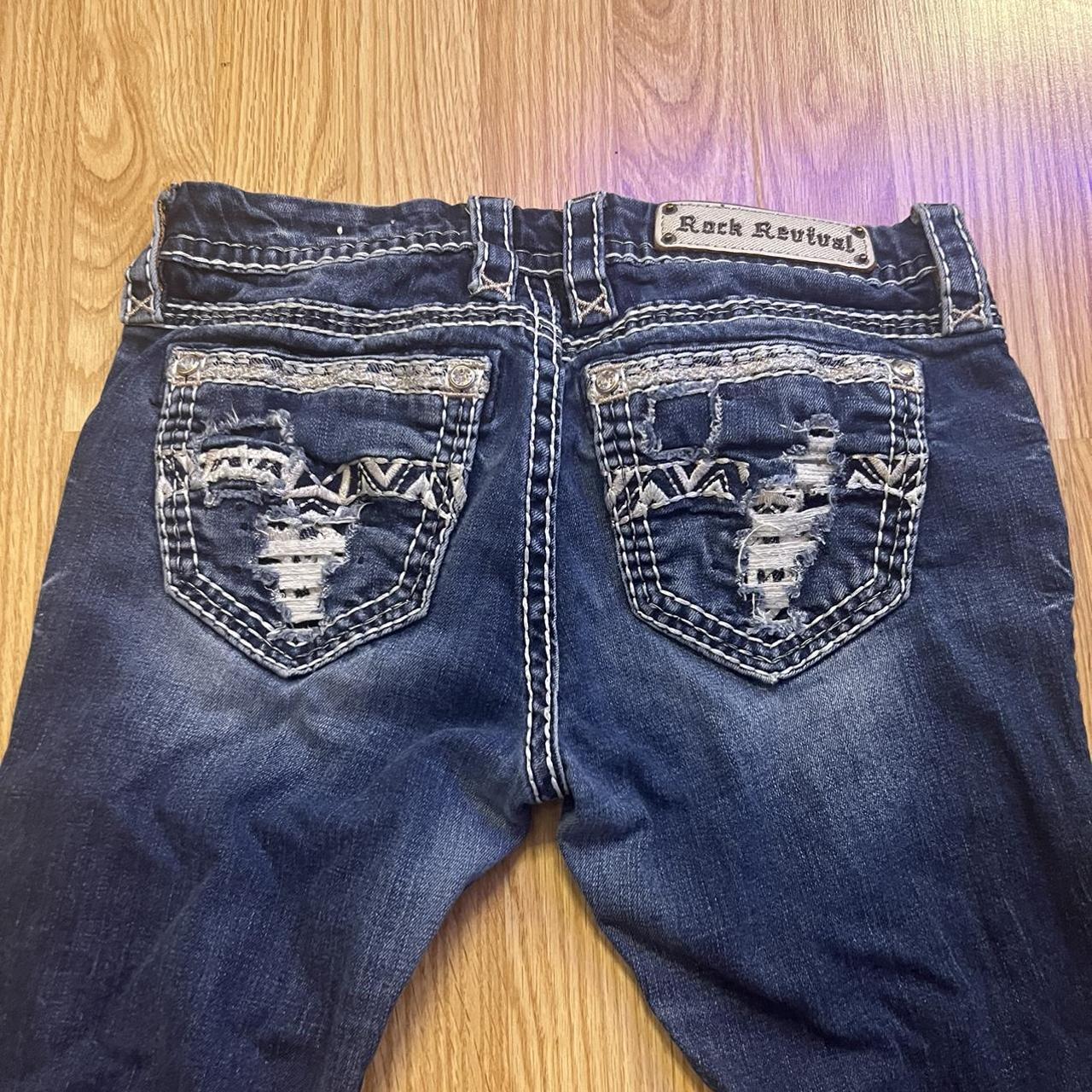 Rock Revival jeans size 28 - Depop