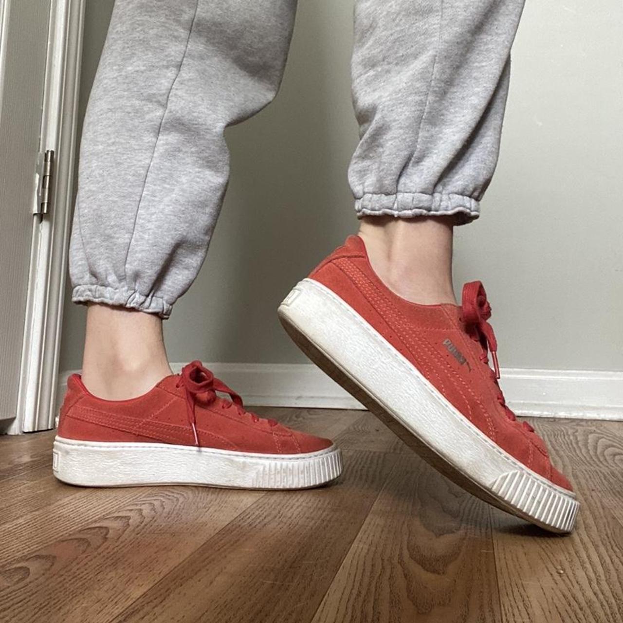 puma platform rouge