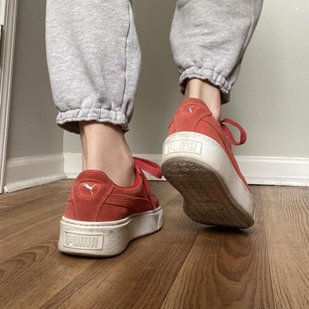 puma platform rouge