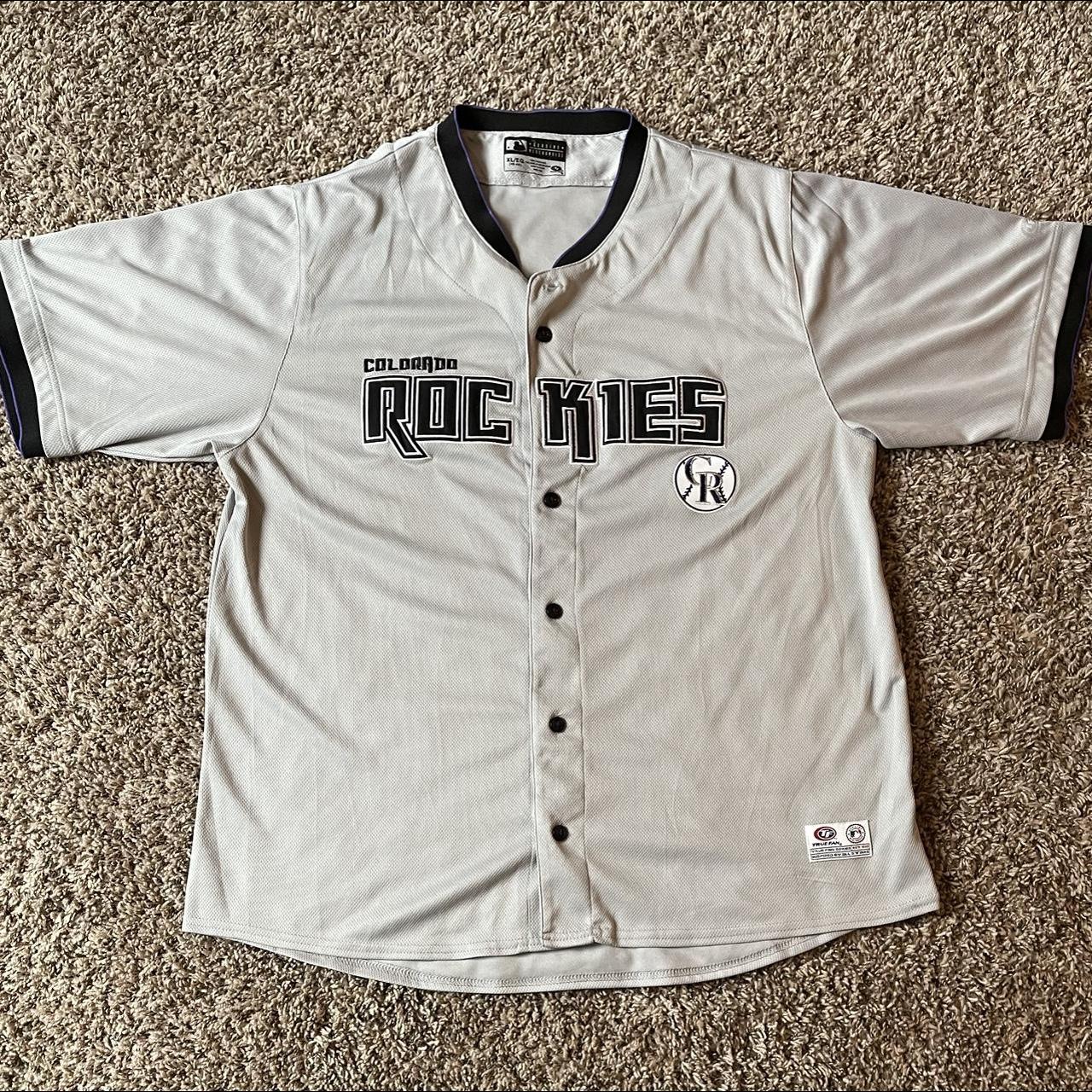 Rockies baseball rare jersey #mlb #colorado - Depop