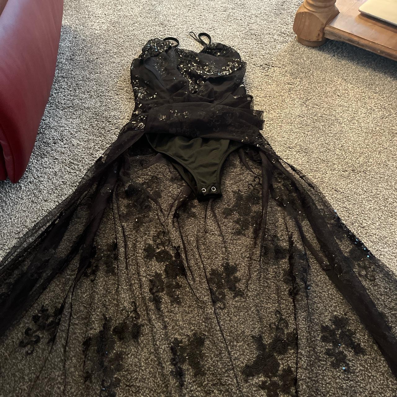 Lovely prom/pageant style dress. Leotard and... Depop