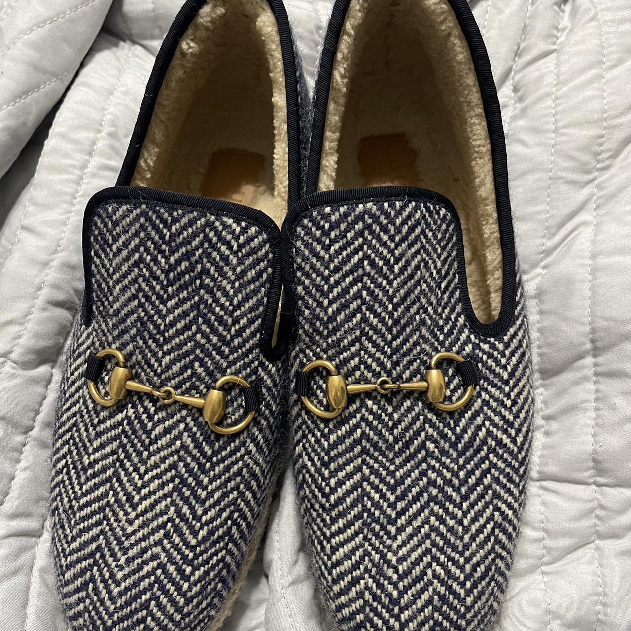 Gucci store herringbone loafer