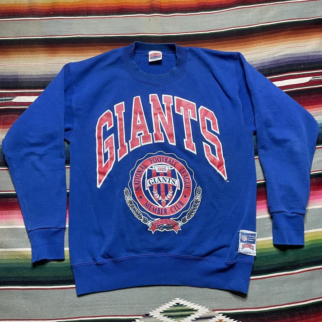 Vintage New York Giants Starter Crewneck Sweatshirt - Depop