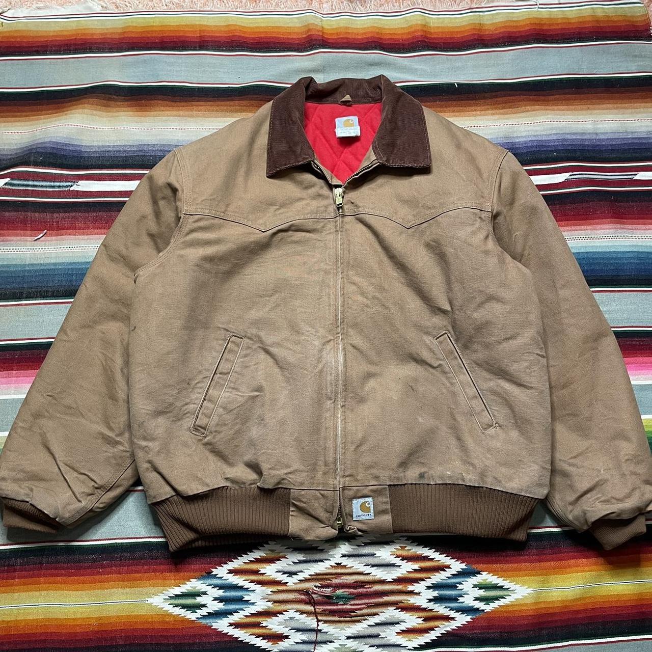 Vintage Carhartt J13 BRN Santa Fe Jacket Quilted