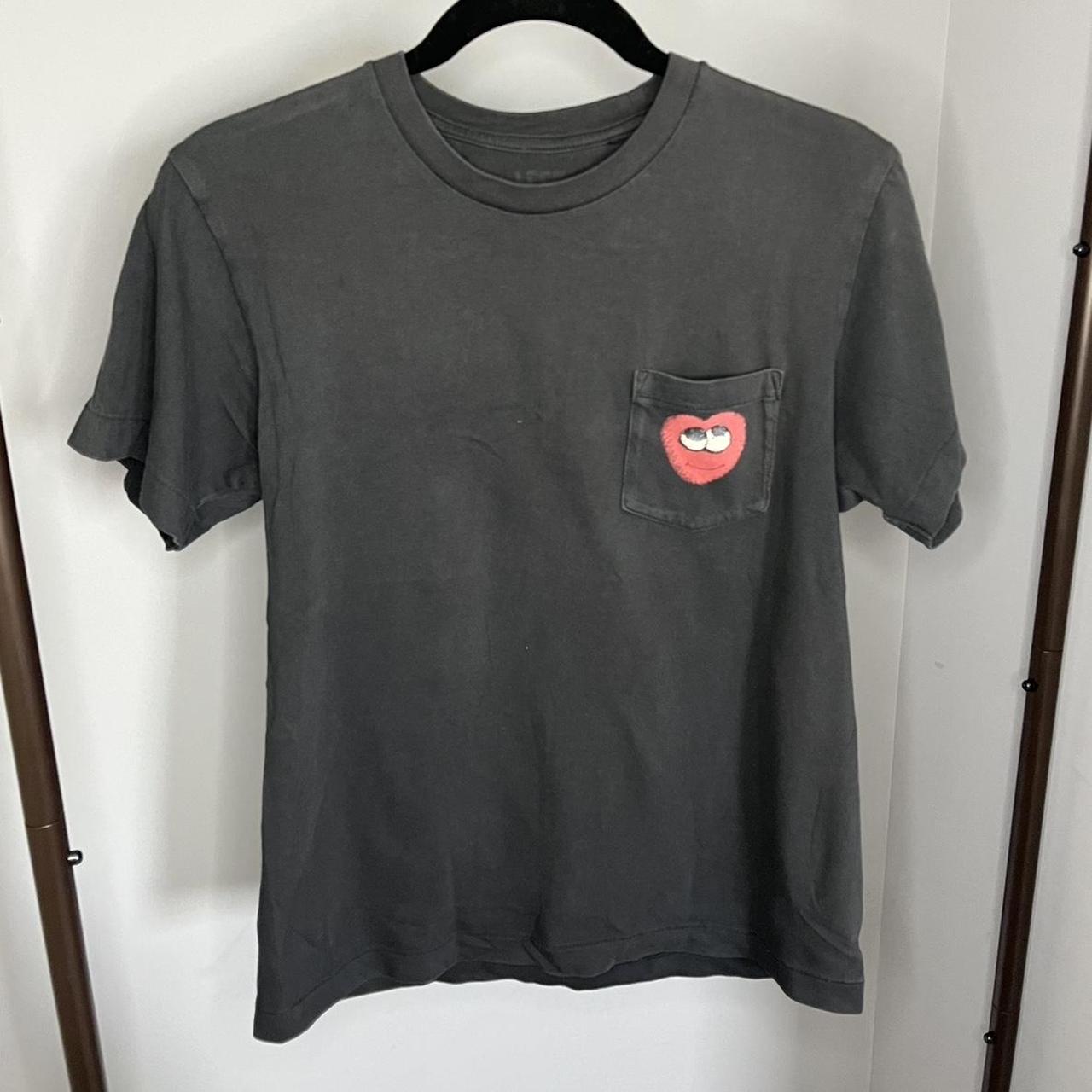 Top Kaws Heart Pocket Shirt