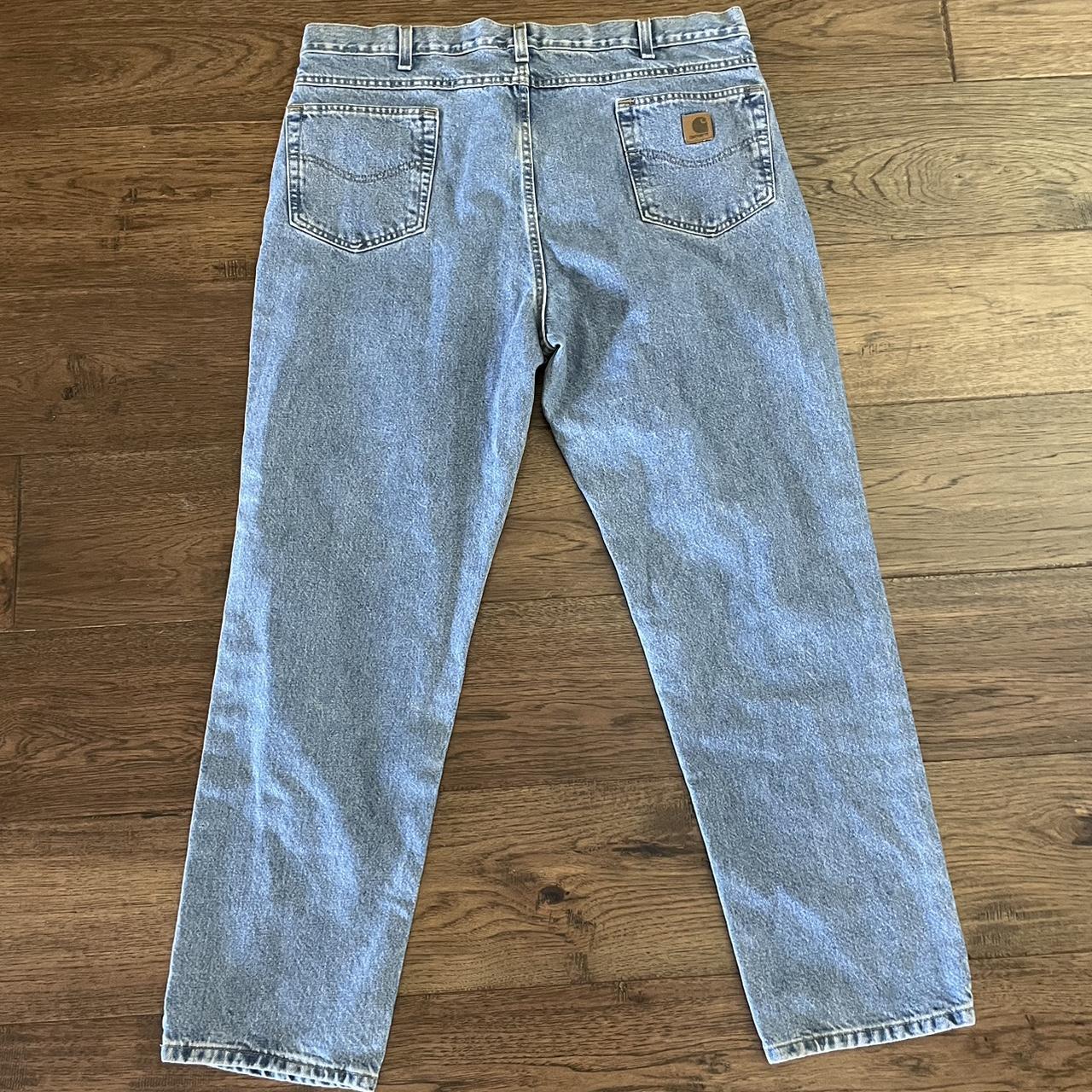 Carhartt Light wash jeans Size 42x32 Amazing... - Depop