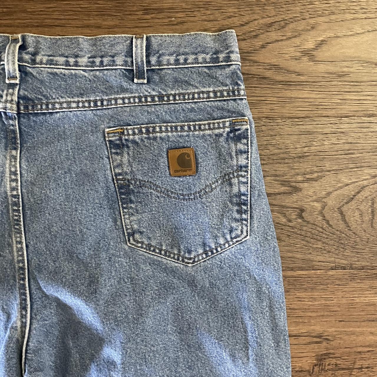 Carhartt Light wash jeans Size 42x32 Amazing... - Depop