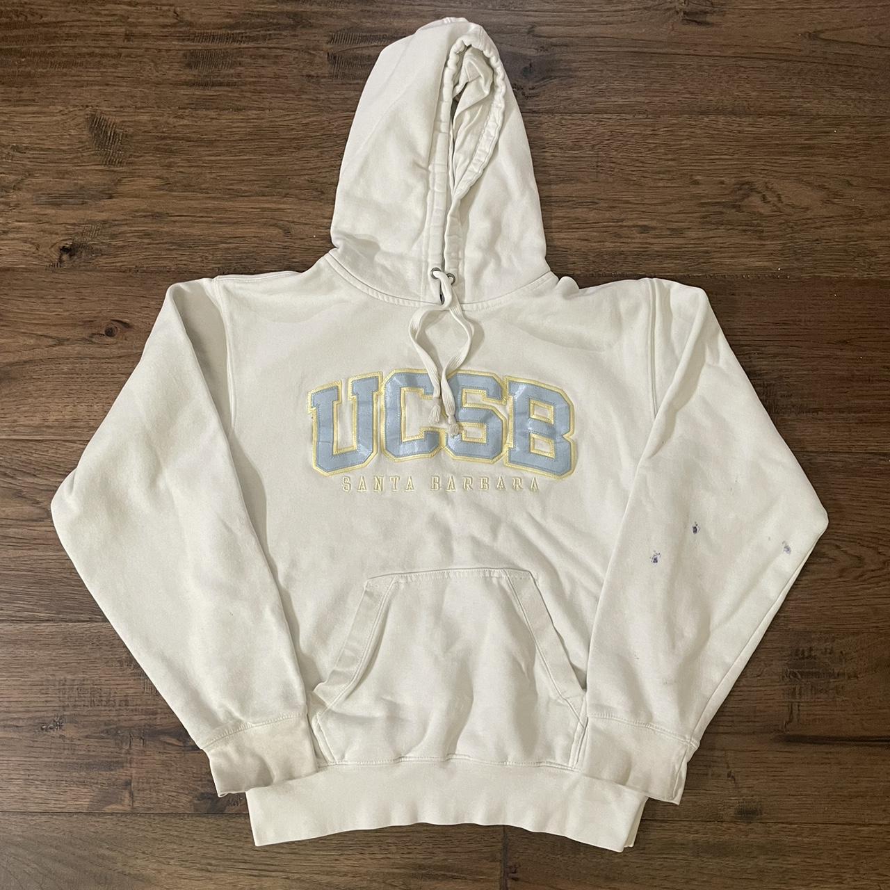 UCSB college wear vintage hoodie Size small, flaws... - Depop