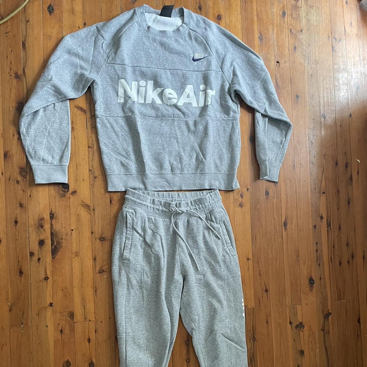 Nike Men's Grey and White Jumpsuit | Depop