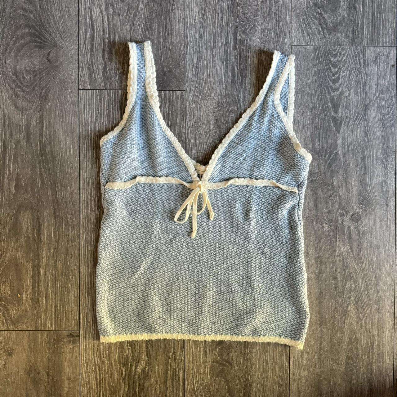 Djerf Avenue Amorini Top ~worn once out, excellent... - Depop