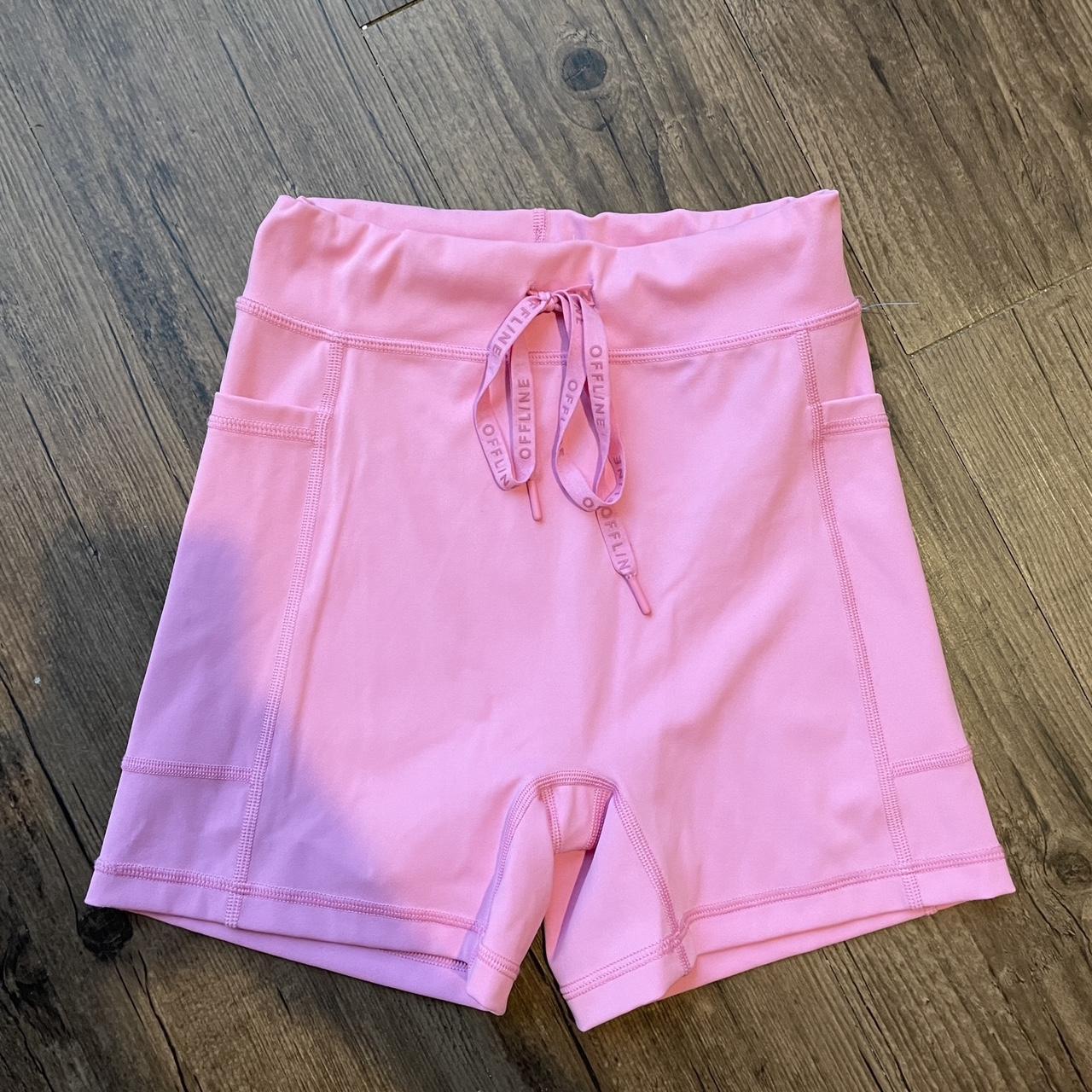 Aerie Women's Pink Shorts | Depop
