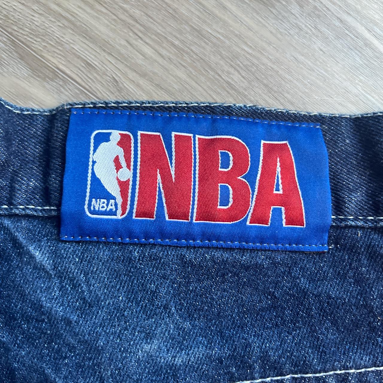VINTAGE UNK NBA Team Patch Logo Jeans Mens Sz 36x33 Baggy Fit Embroidered  Denim $90.00 - PicClick