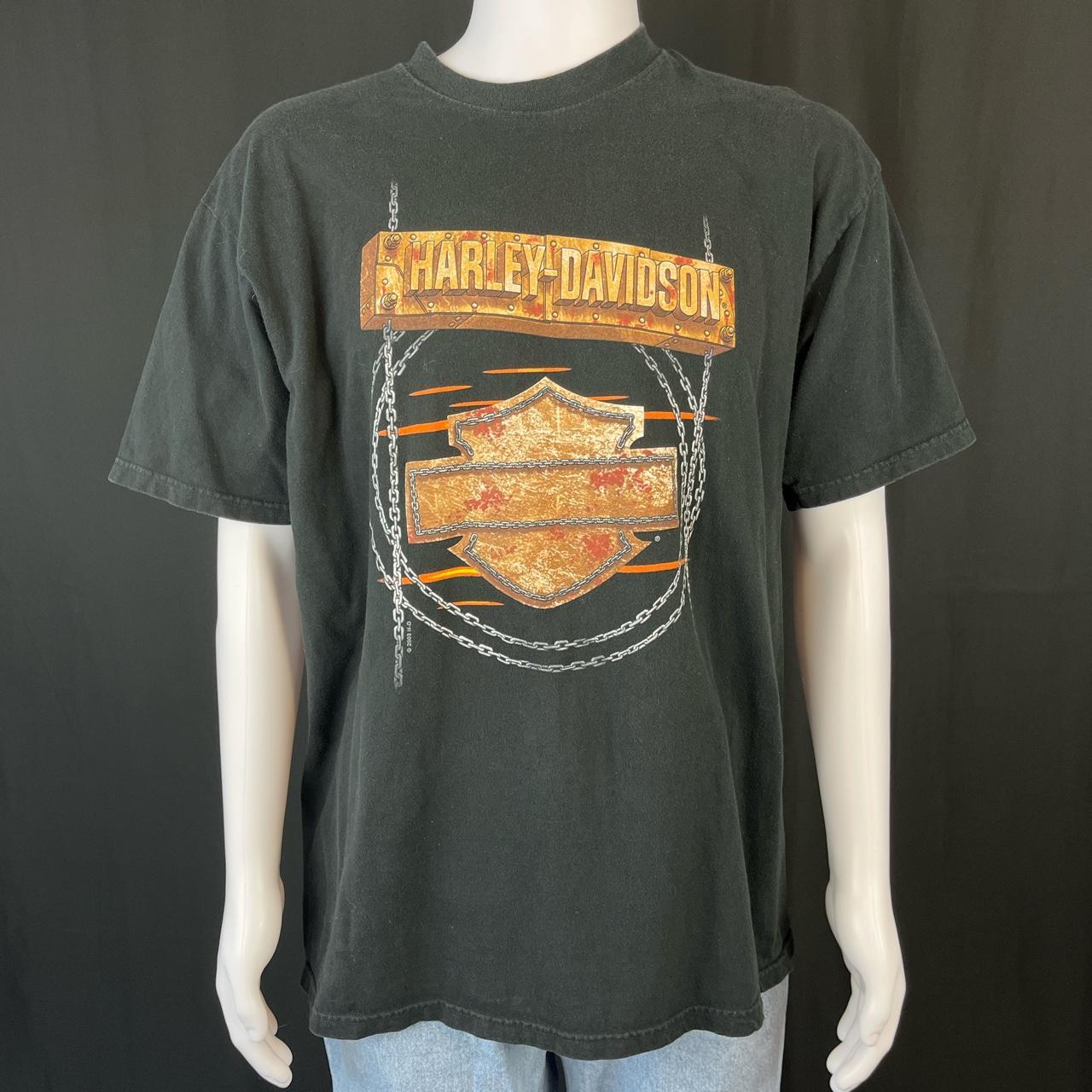 Vintage Y2K Harley Davidson Naples Florida Alligator... - Depop