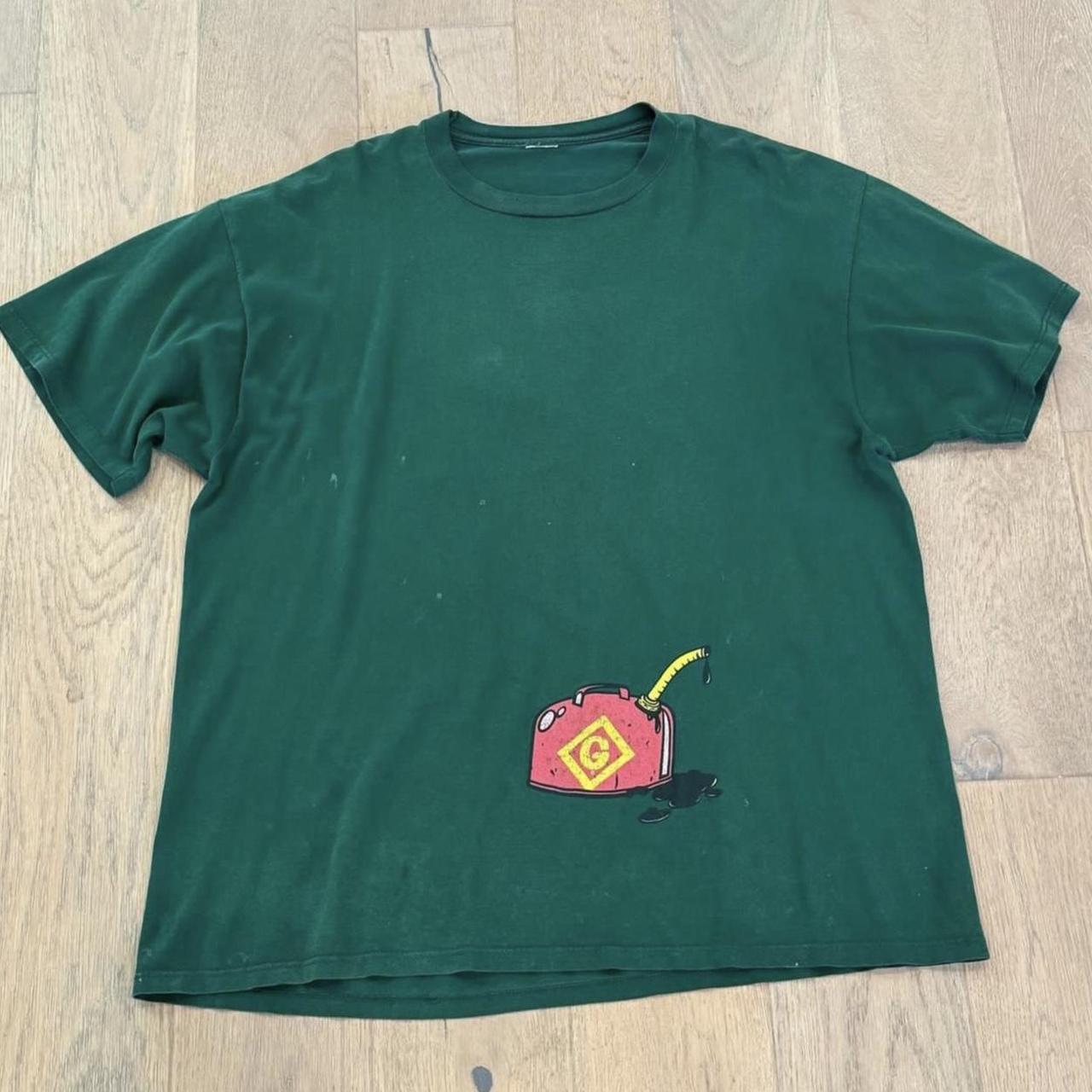 Vintage gouge skateboard tee XL (no tags) Check | Depop