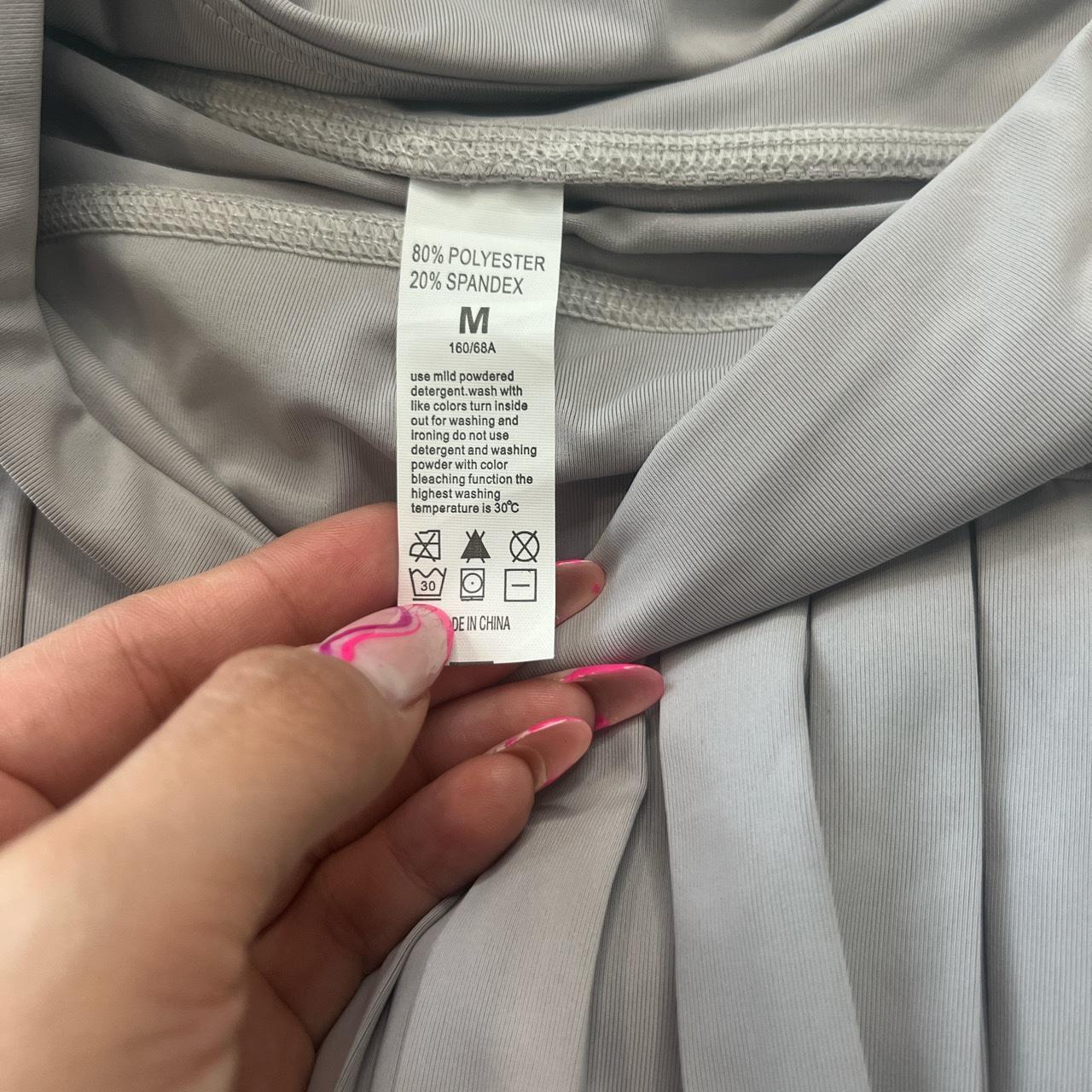 Gold hinge dupe tennis skirt Size small Material... Depop