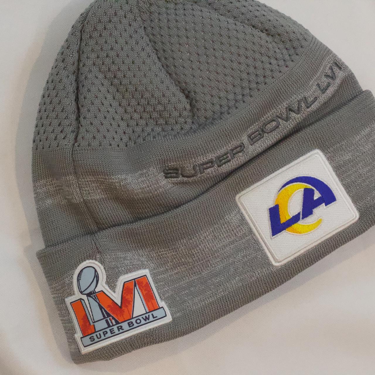 NFL New Era LA Rams blue & gray sports hat, Child - Depop