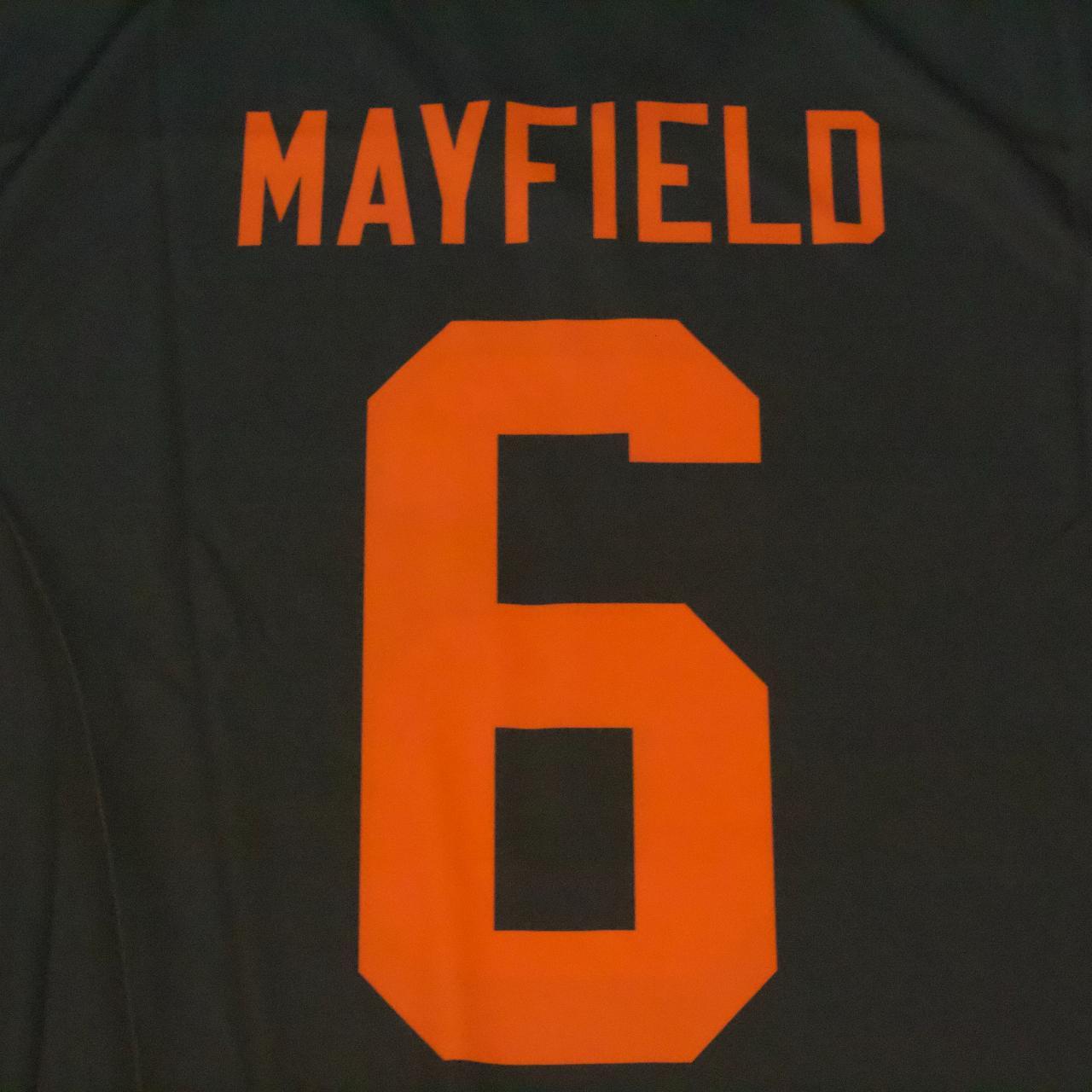 Orange Cleveland Browns Baker Mayfield Jersey T Shirt 2XL Nike