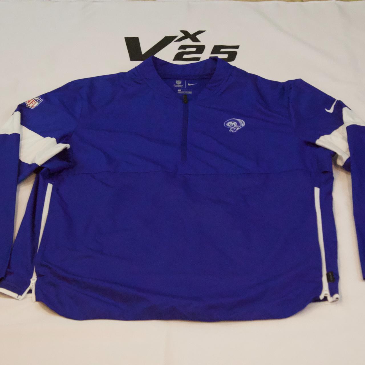 NFL on field apparel Nike Los Angeles rams full zip - Depop